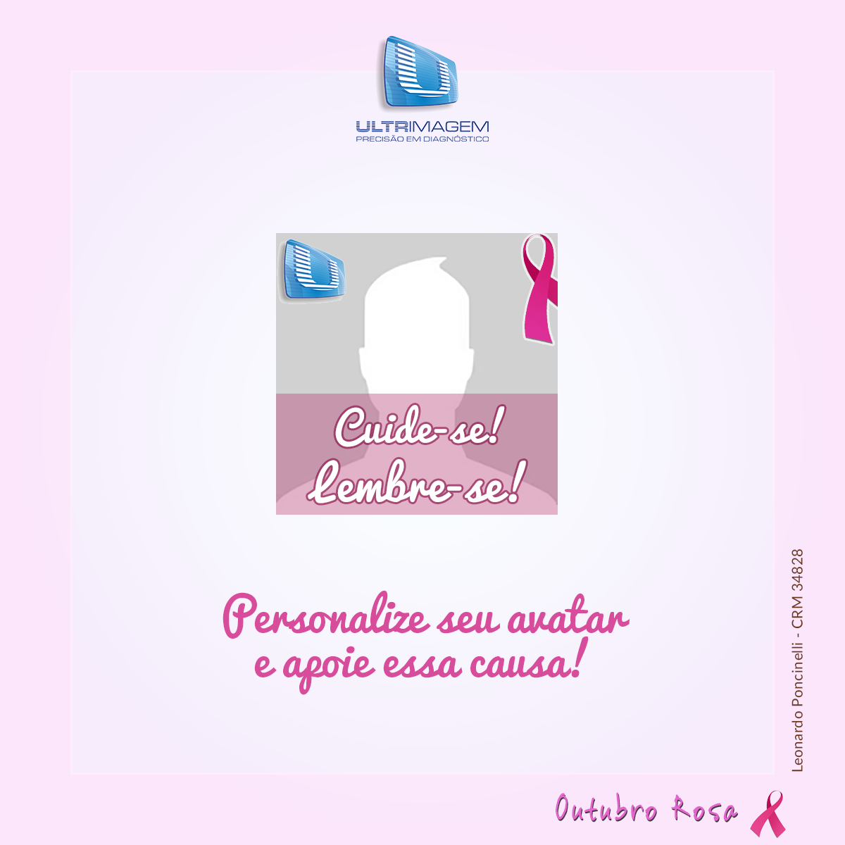 Imagem da Campanha Outubro Rosa Ultrimagem